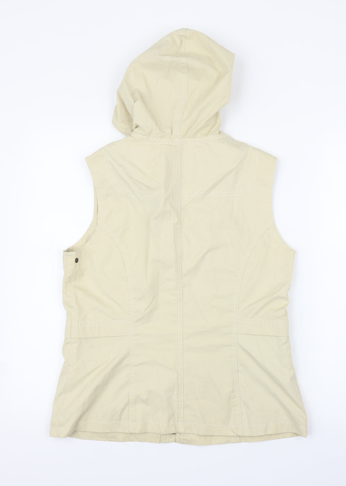 Bamboo Womens Beige   Gilet Jacket Size XL