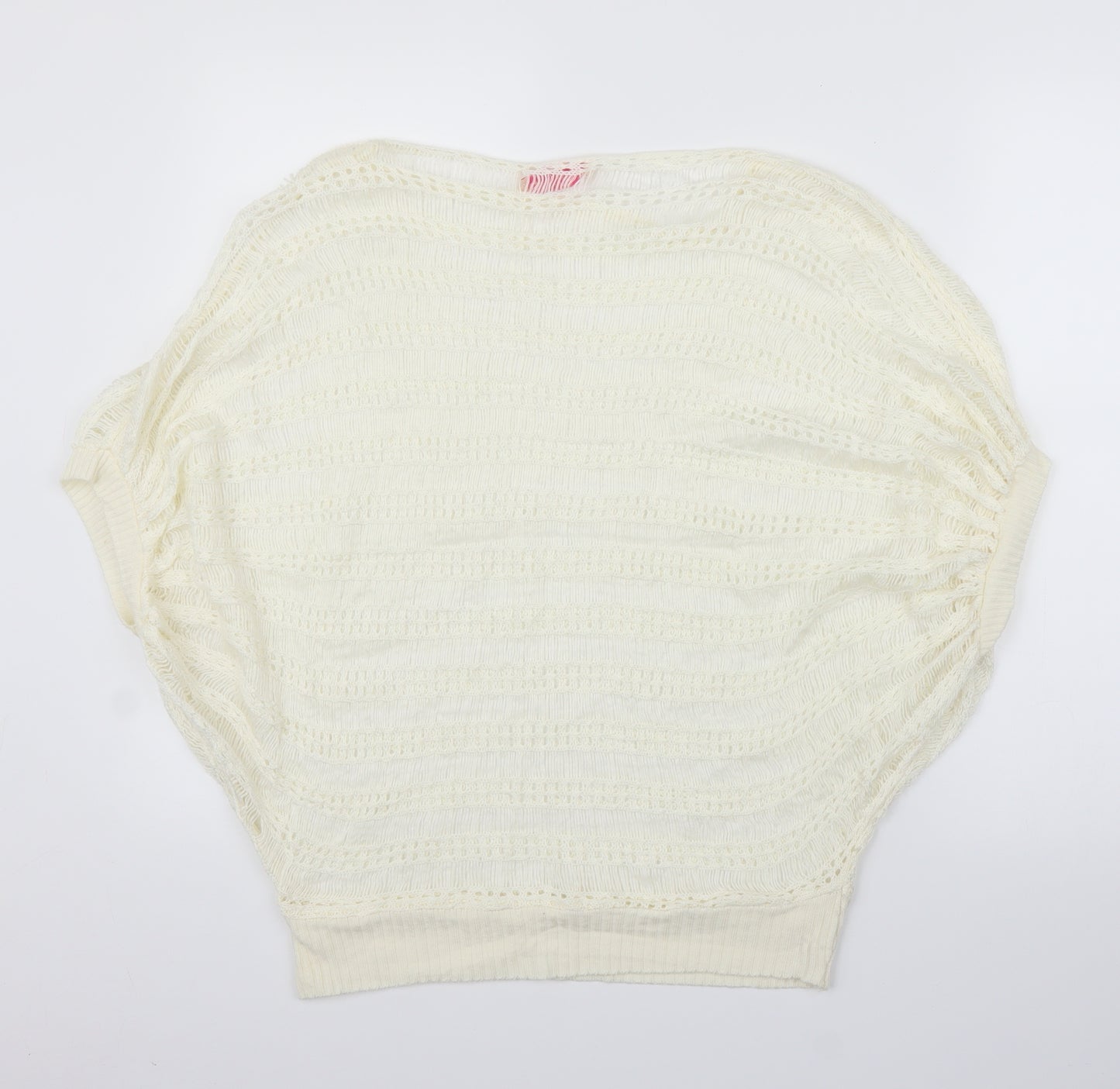 Krisp Womens Ivory   Cardigan Jumper Size M