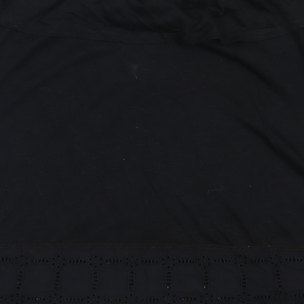 George Womens Black   Basic T-Shirt Size 22