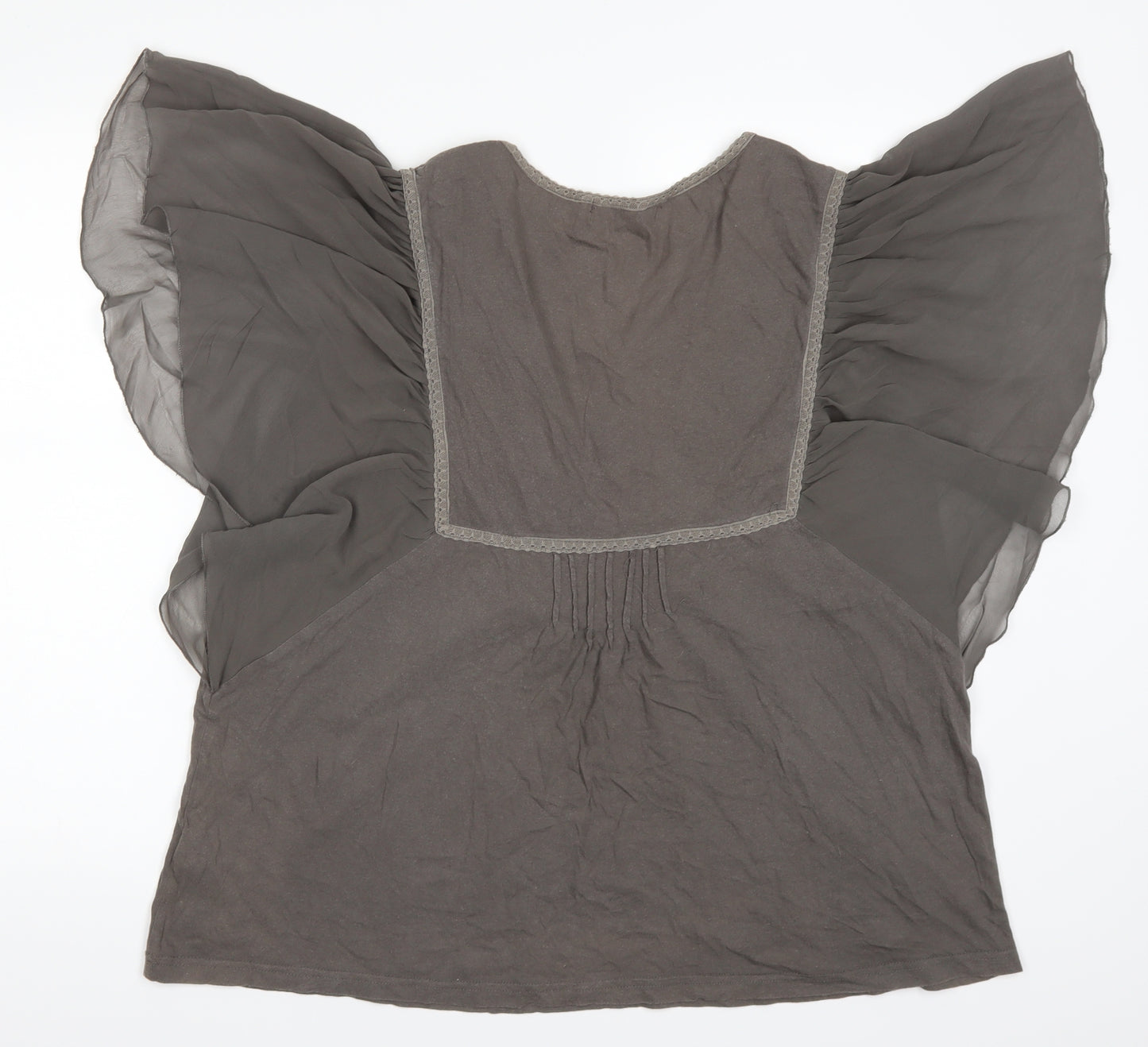 Dorothy Perkins Womens Grey   Basic Blouse Size 20