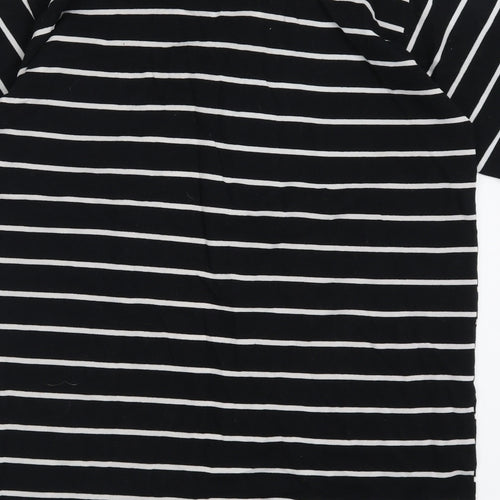 Lacoste Mens Black Striped   Polo Size 2XL