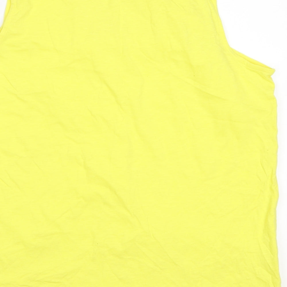 NEXT Womens Yellow   Basic Tank Size 18