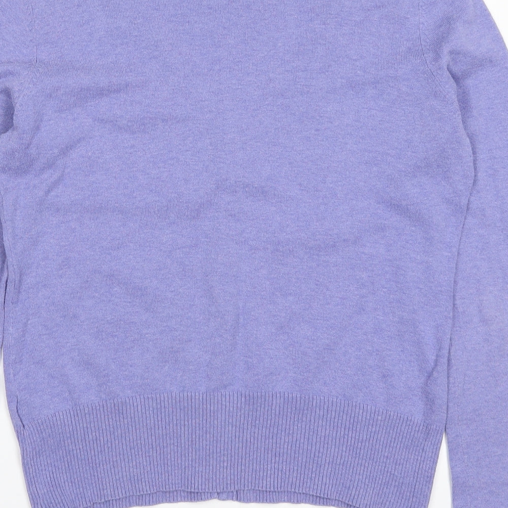 H&M Womens Purple   Cardigan Jumper Size M