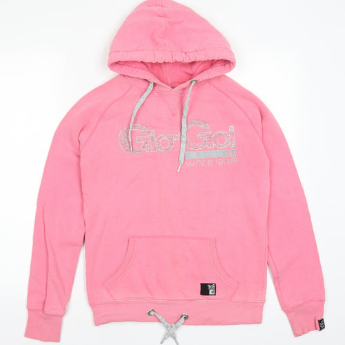 Gio Gio Womens Pink   Pullover Hoodie Size XS