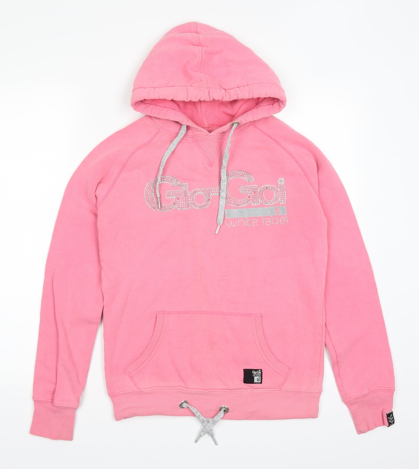Gio Gio Womens Pink   Pullover Hoodie Size XS