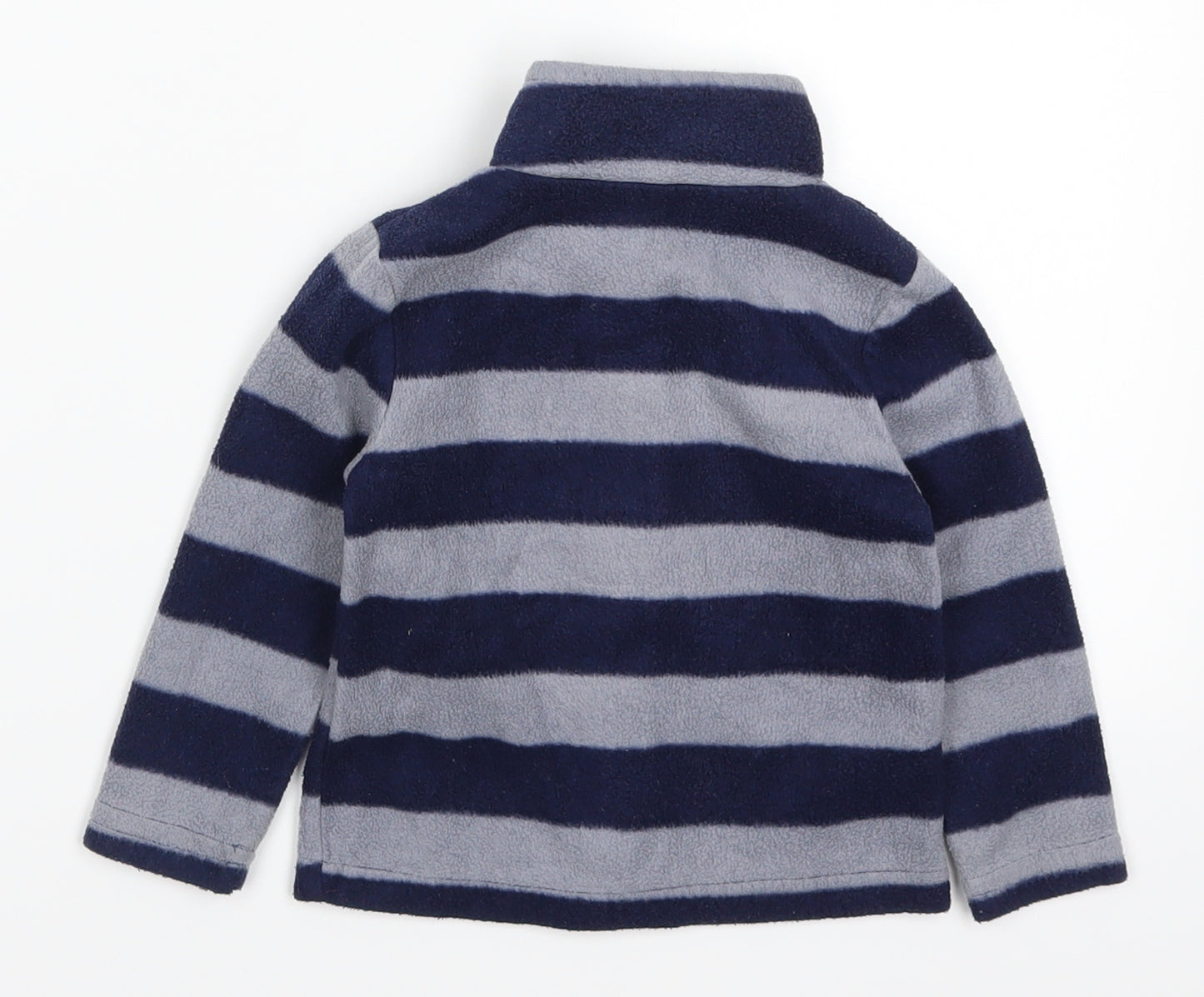 Primark Boys Blue Striped Fleece Jacket  Size 9-12 Months
