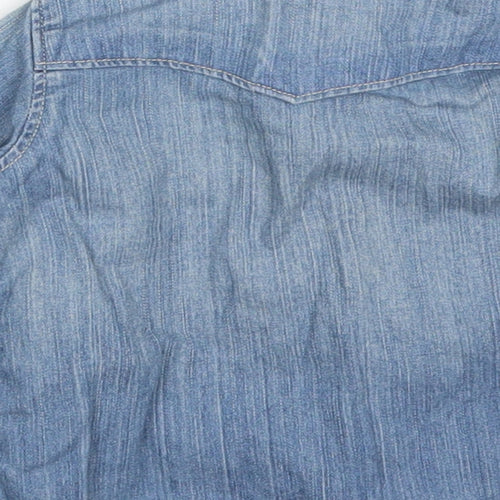 Gap Baby Blue  Denim Basic Button-Up Size 3-6 Months