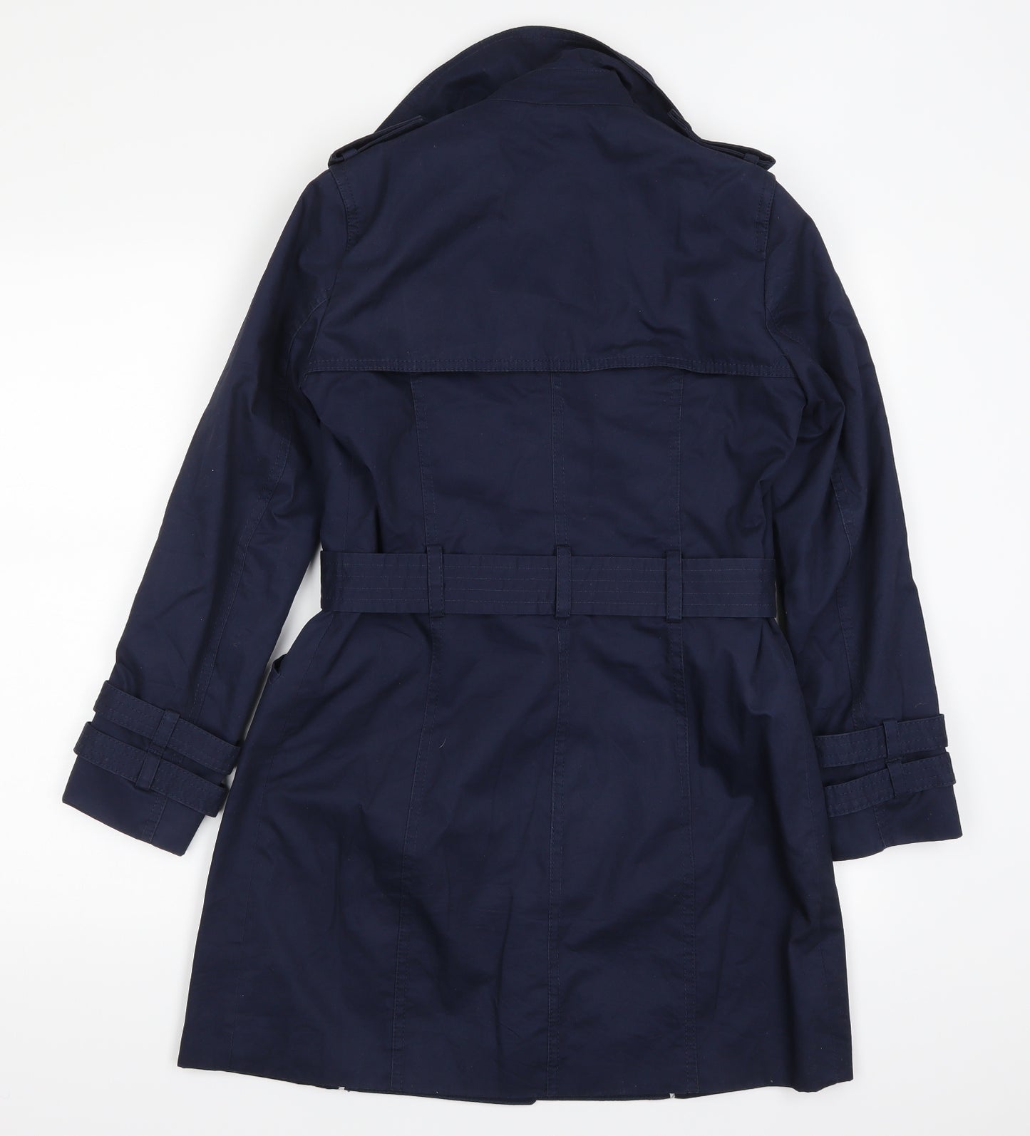 Mango Womens Blue   Trench Coat Coat Size XS