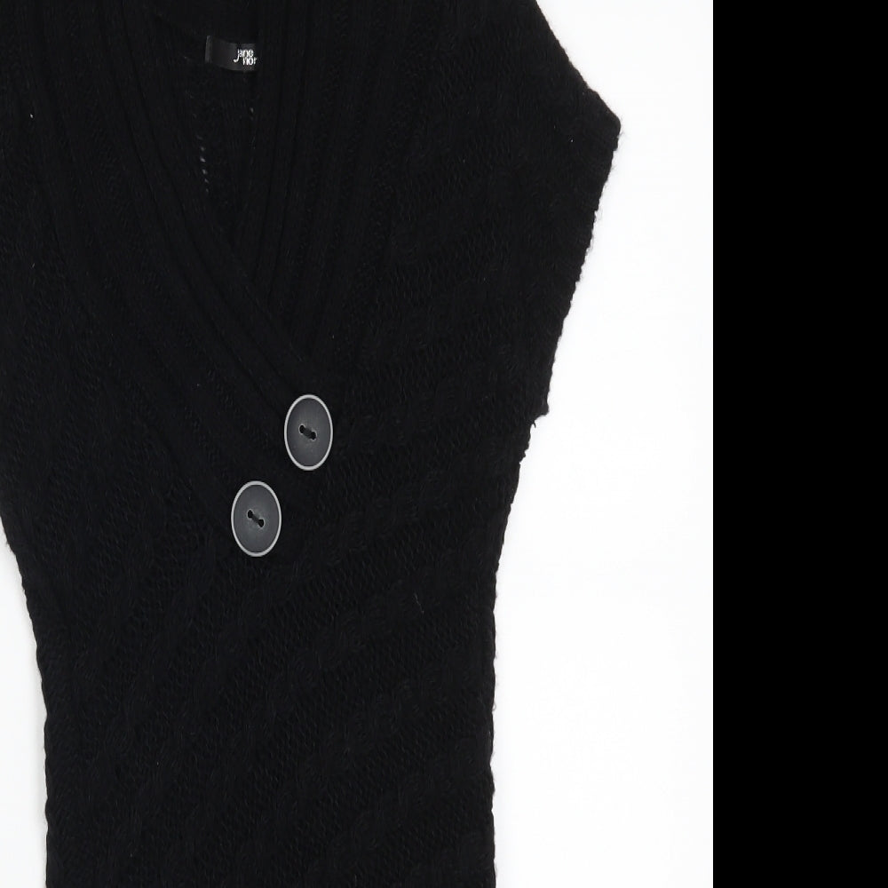 Jane Norman Womens Black   Pullover Jumper Size 8