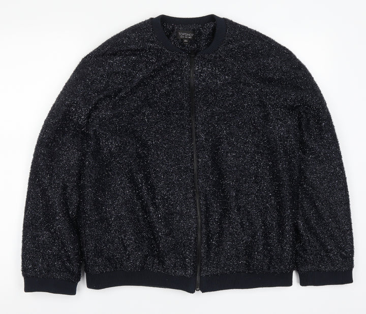 Topshop Womens Blue Jacket Size 12