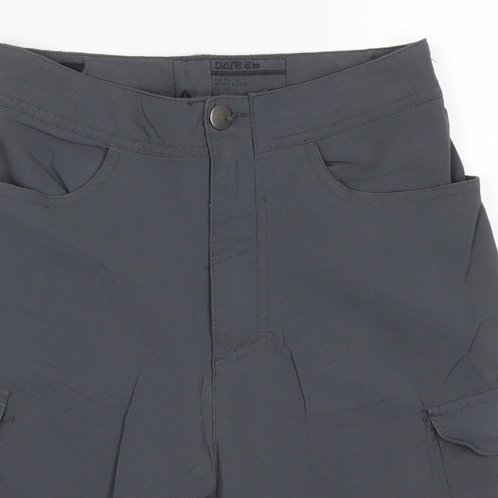 Dare 2B Boys Grey   Cargo Shorts Size 11-12 Years