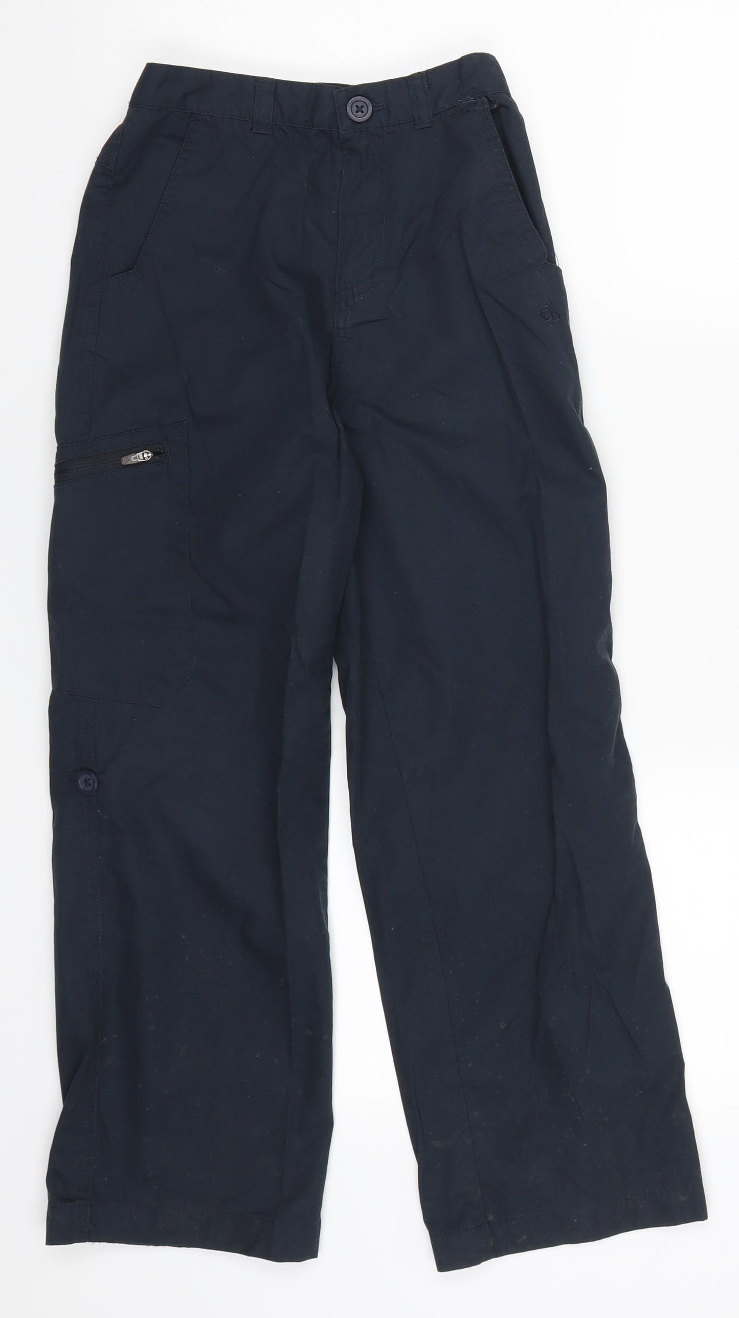 Craghoppers Boys Blue   Cargo Trousers Size 9-10 Years