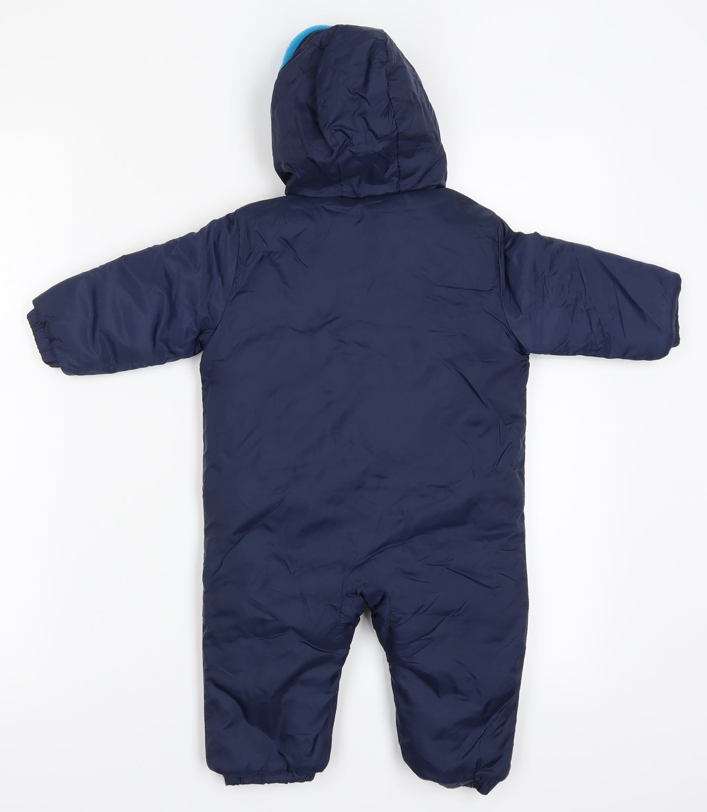Preworn Boys Blue   Basic Coat Snowsuit Size 6-9 Months  - Thomas the Tank Engine