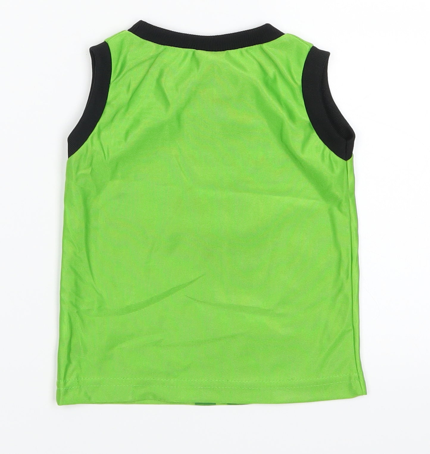 New Balance Boys Green Striped  Basic Tank Size 12 Months  - Athletics Division New Balance 06