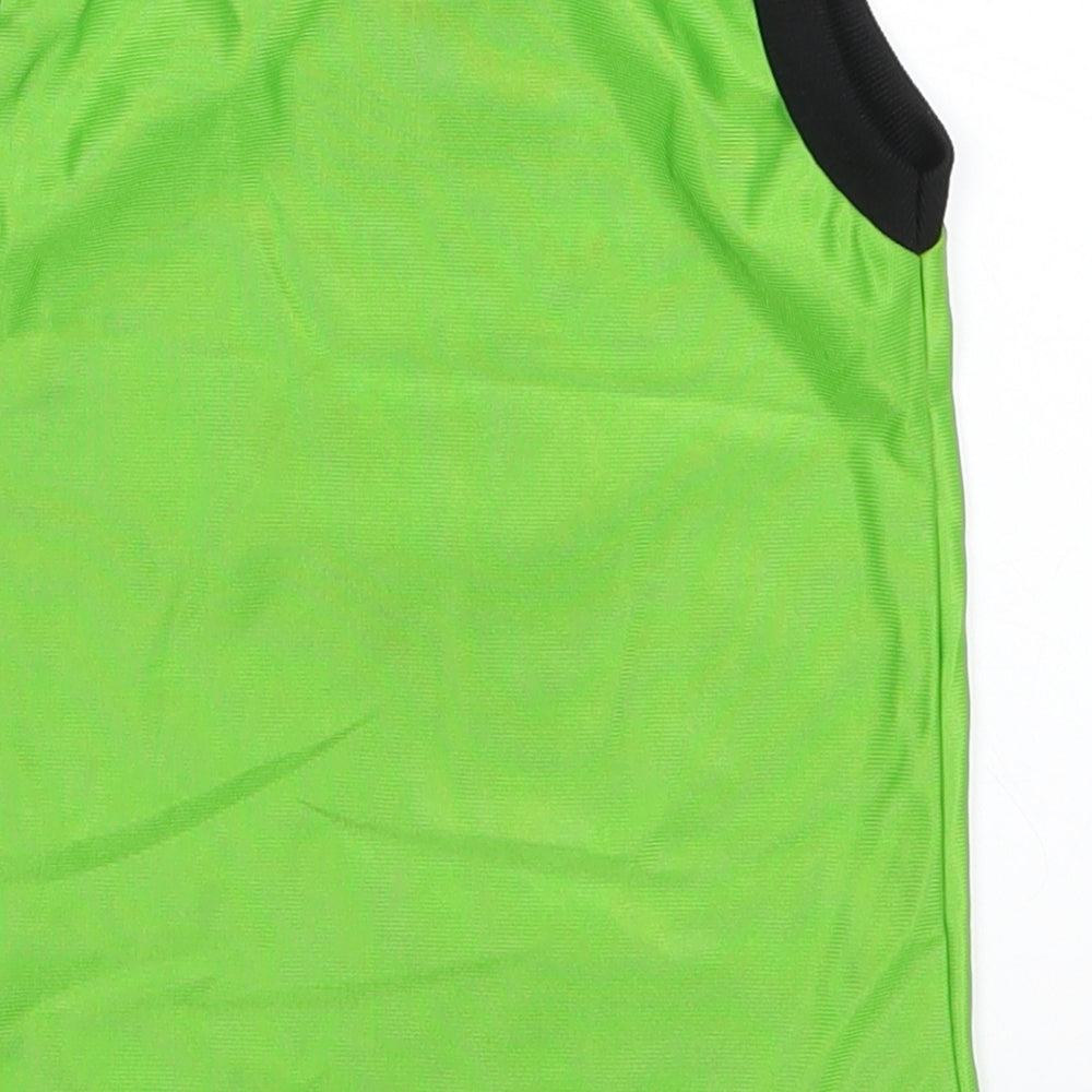 New Balance Boys Green Striped  Basic Tank Size 12 Months  - Athletics Division New Balance 06