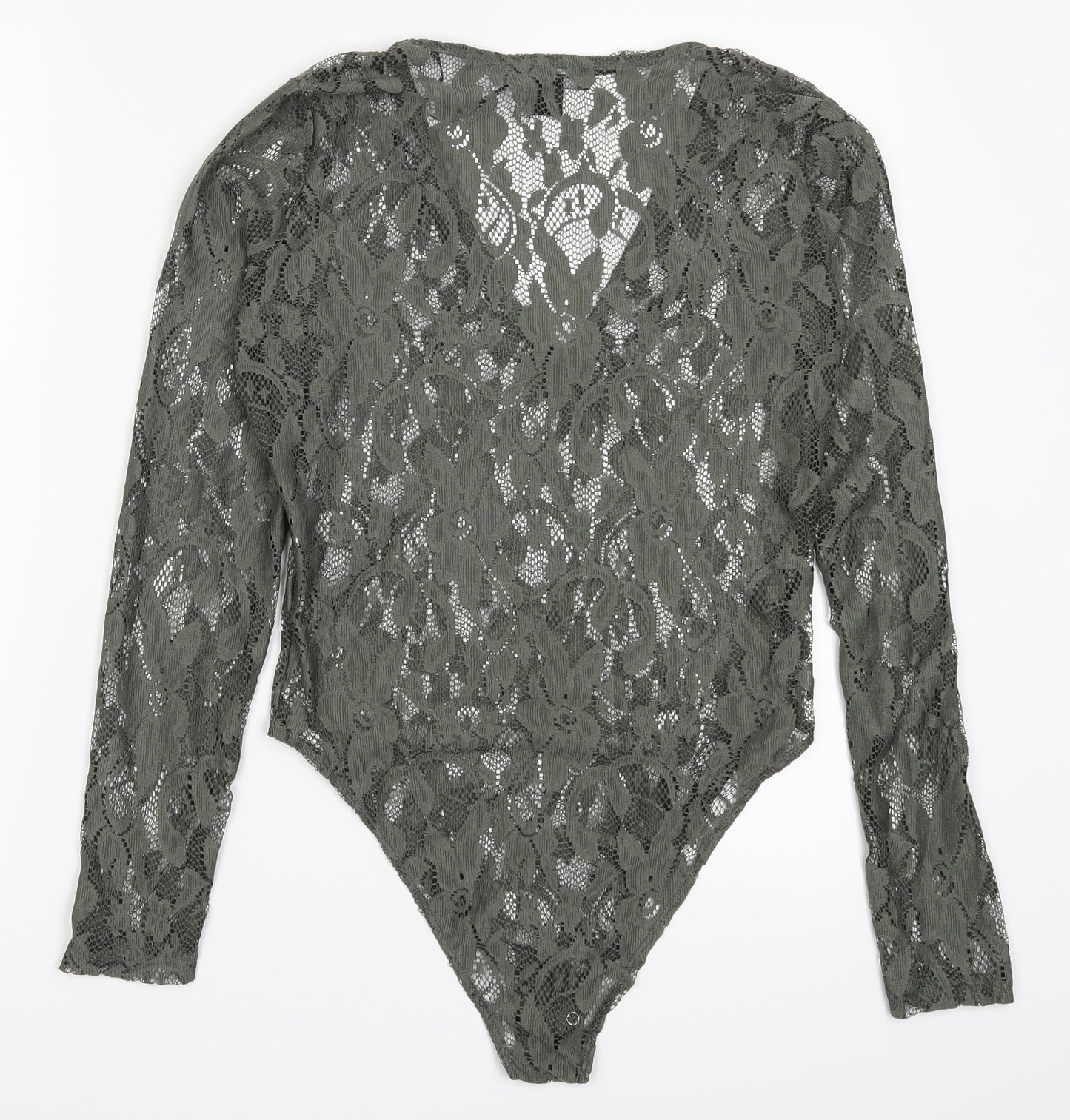 Atmosphere Womens Green  Lace Bodysuit One-Piece Size 12
