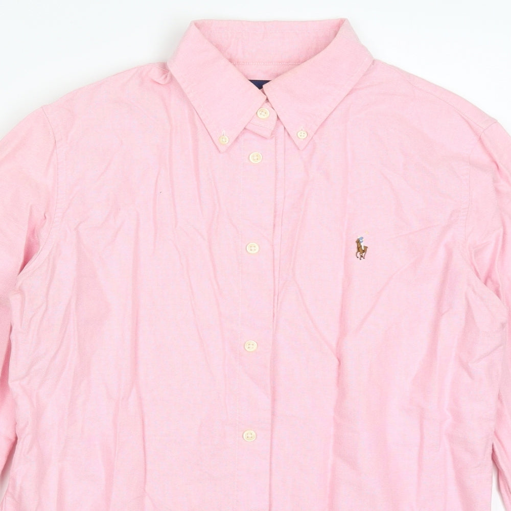Ralph Lauren Mens Pink    Button-Up Size M