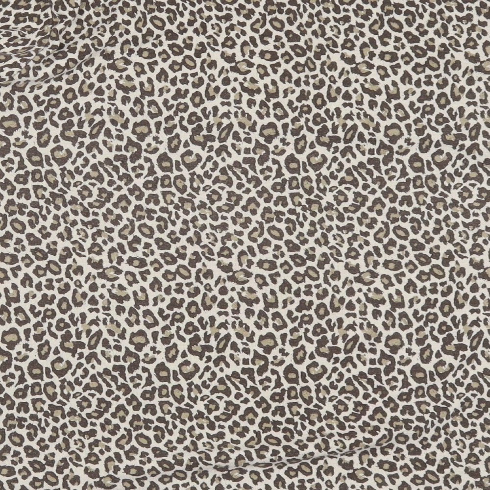 Marks and Spencer Womens Beige Animal Print  Pullover Sweatshirt Size 24
