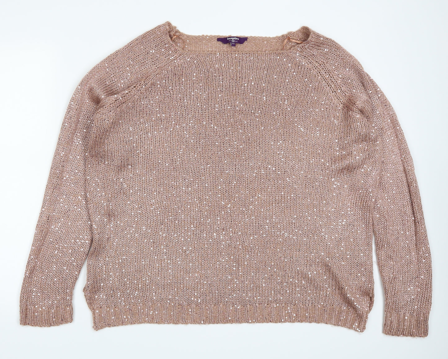 New Look Womens Pink   Pullover Jumper Size 22