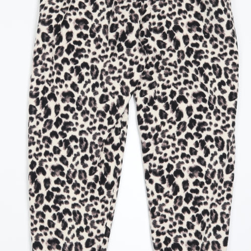Goerge Womens Beige Animal Print  Trousers  Size 8 L26 in - Loungewear