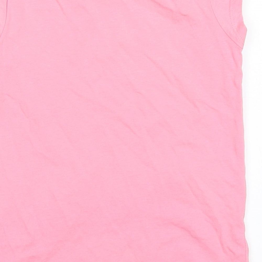 George Girls Pink   Basic T-Shirt Size 3-4 Years  - Never Stop Dreaming