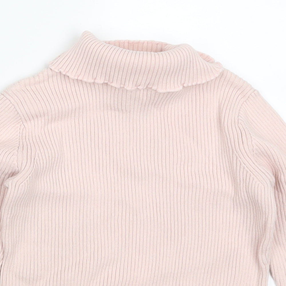 George Girls Pink   Pullover Jumper Size 5-6 Years