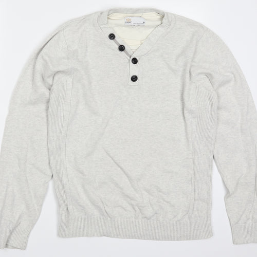 NEXT Mens Grey   Pullover Jumper Size M