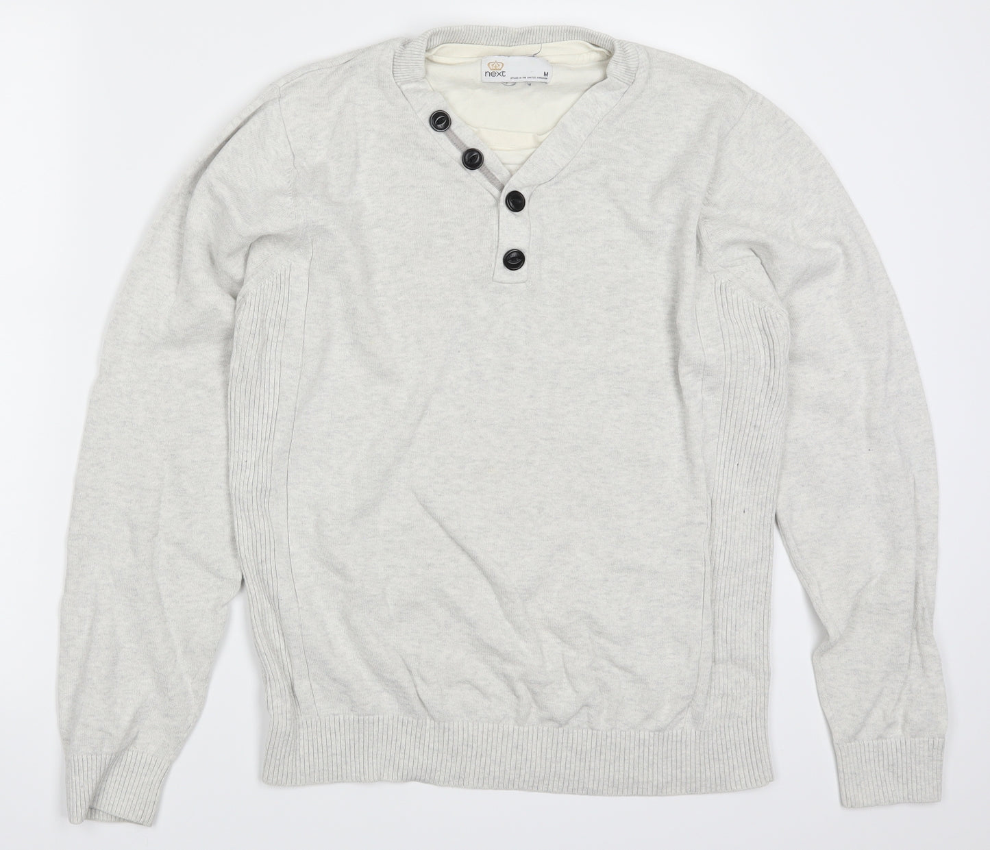 NEXT Mens Grey   Pullover Jumper Size M