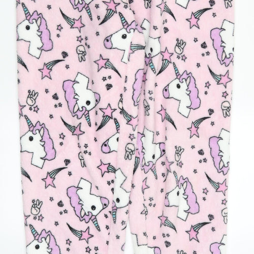 Primark Womens Pink   Trousers  Size 10 L29 in - Unicorns