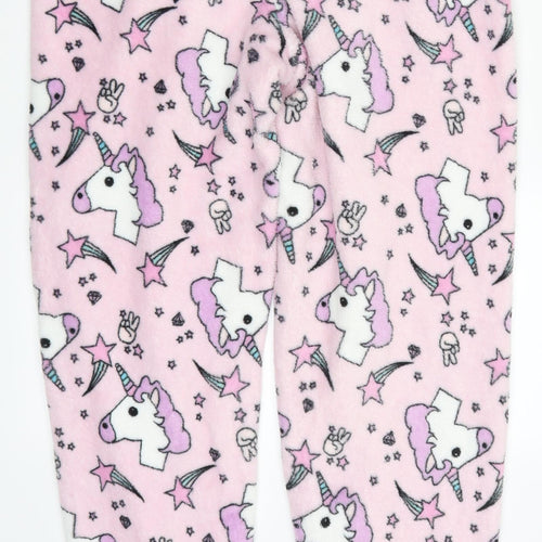 Primark Womens Pink   Trousers  Size 10 L29 in - Unicorns