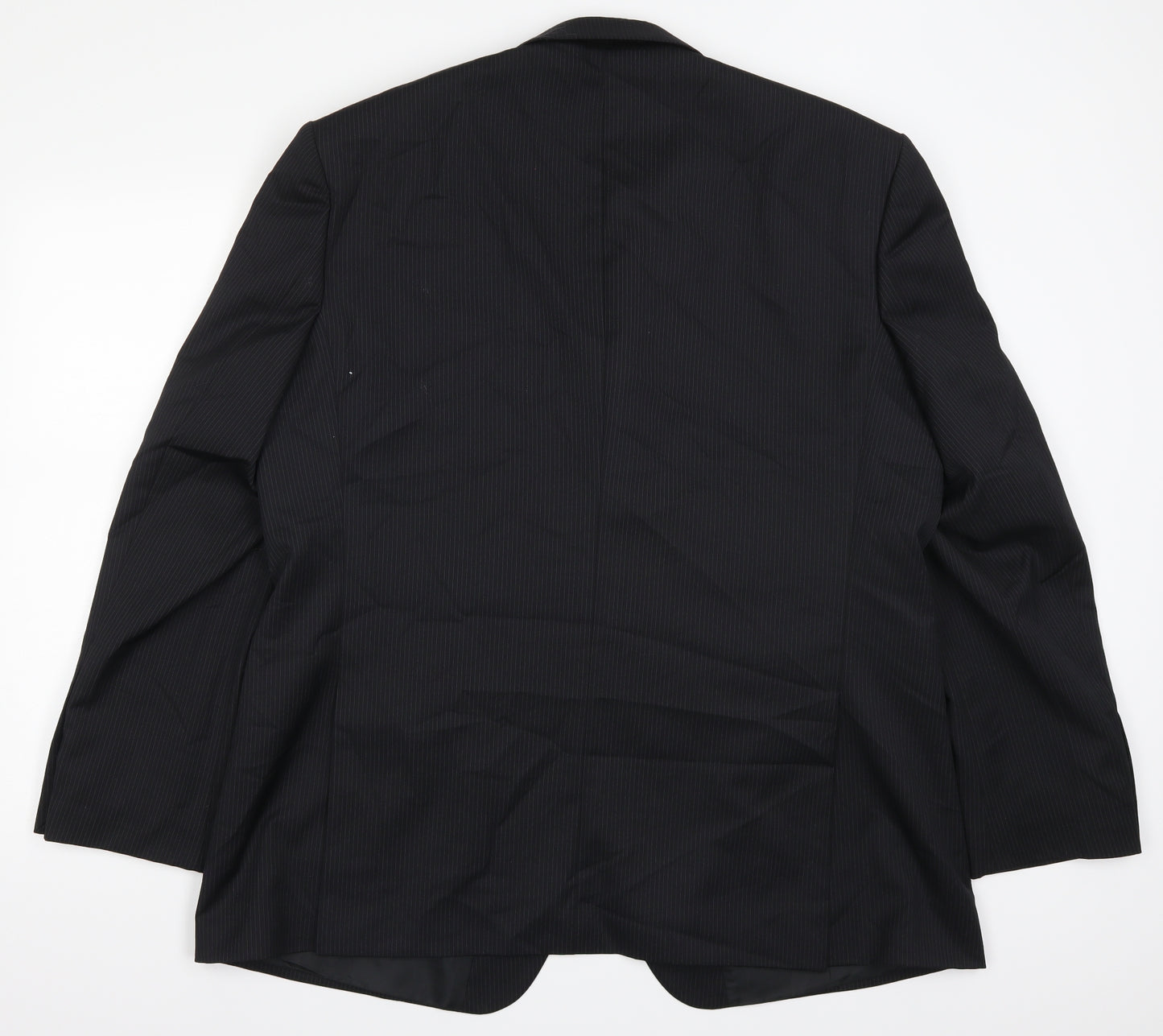 Scott & Taylor Mens Grey Striped  Jacket Suit Jacket Size 48