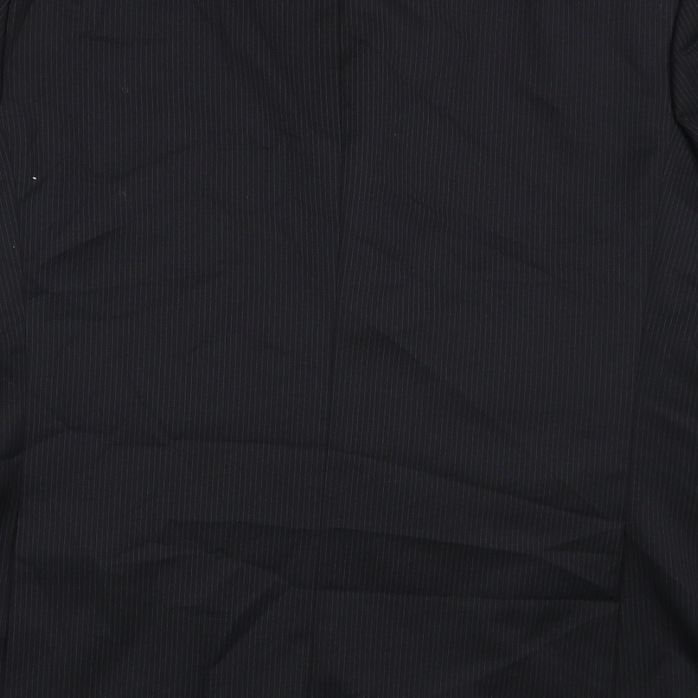 Scott & Taylor Mens Grey Striped  Jacket Suit Jacket Size 48