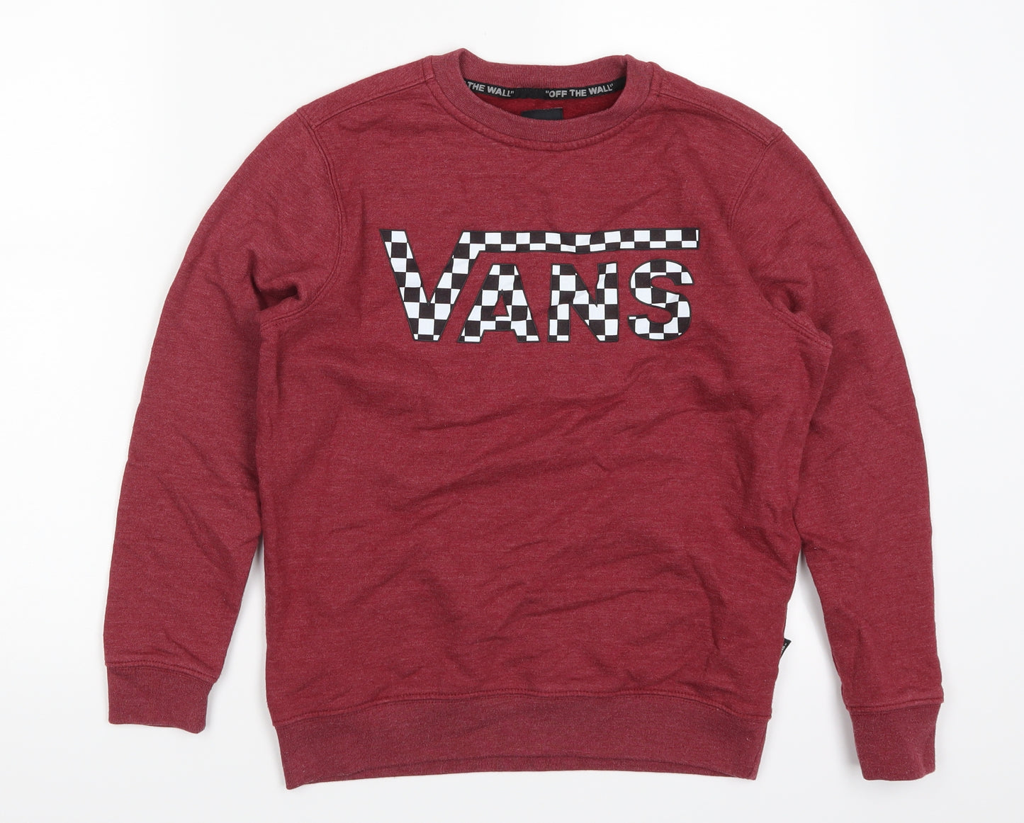 VANS Boys Red   Pullover Sweatshirt Size M