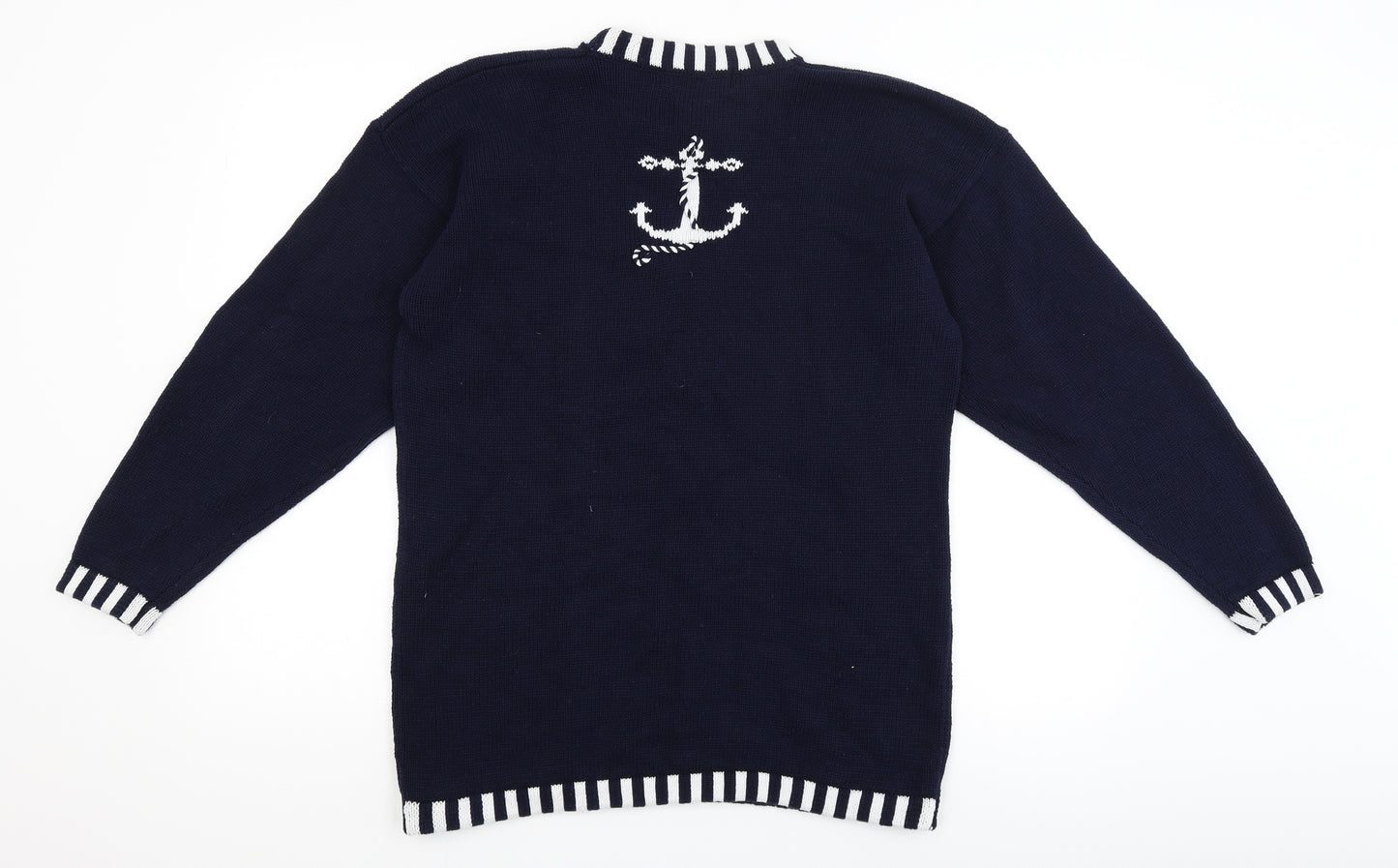 Jumpers Mens Blue   Pullover Jumper Size M  - nautical