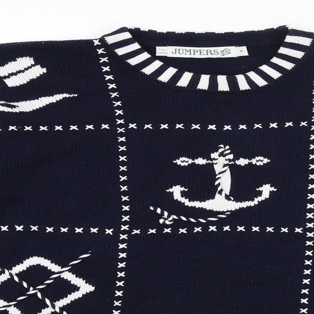 Jumpers Mens Blue   Pullover Jumper Size M  - nautical