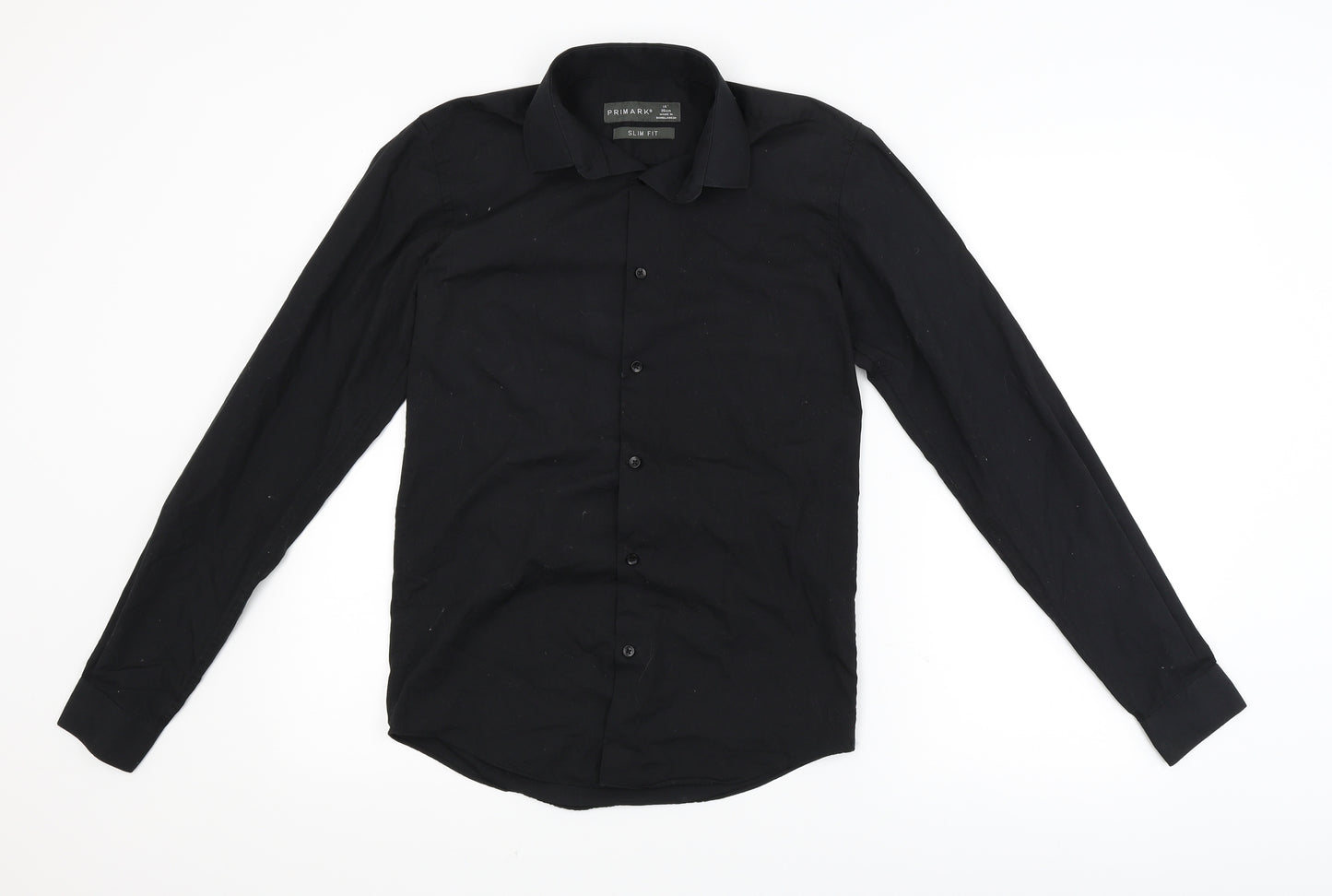 Primark Womens Black   Basic Button-Up Size 14