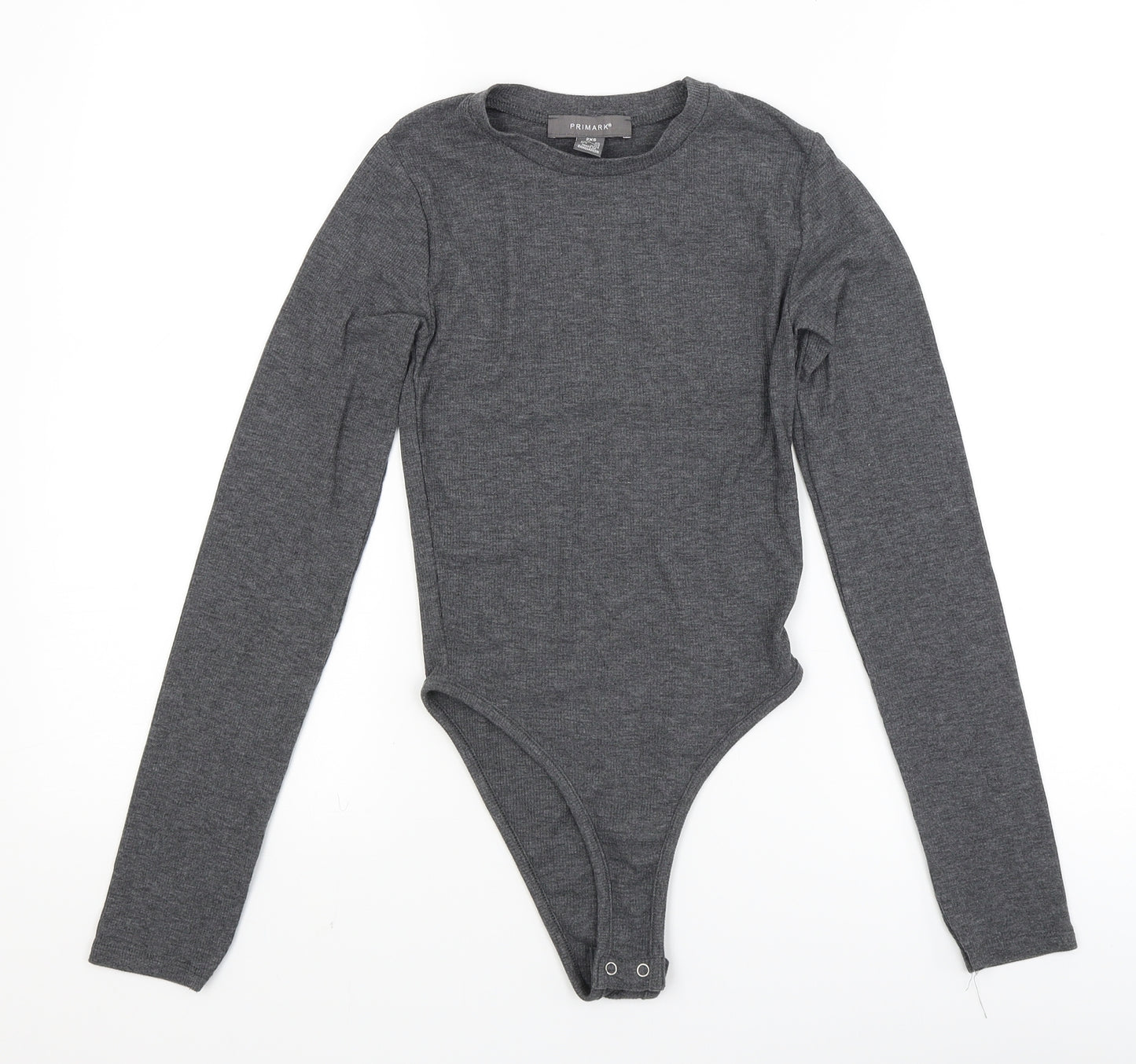 Primark Womens Grey   Bodysuit One-Piece Size 6