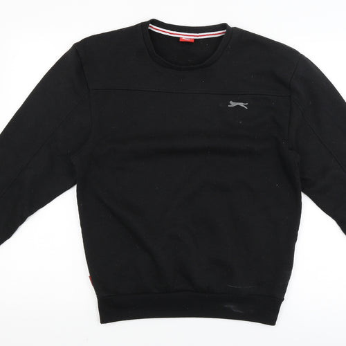Slazenger Boys Black   Pullover Sweatshirt Size 13 Years