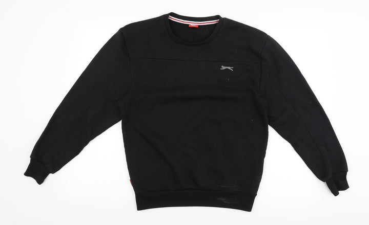 Slazenger Boys Black   Pullover Sweatshirt Size 13 Years