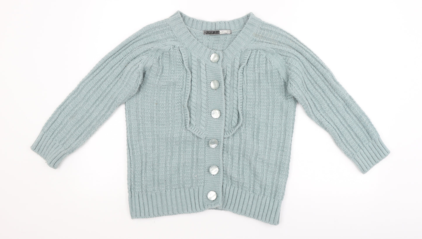 River Island Womens Blue   Cardigan Jumper Size 12