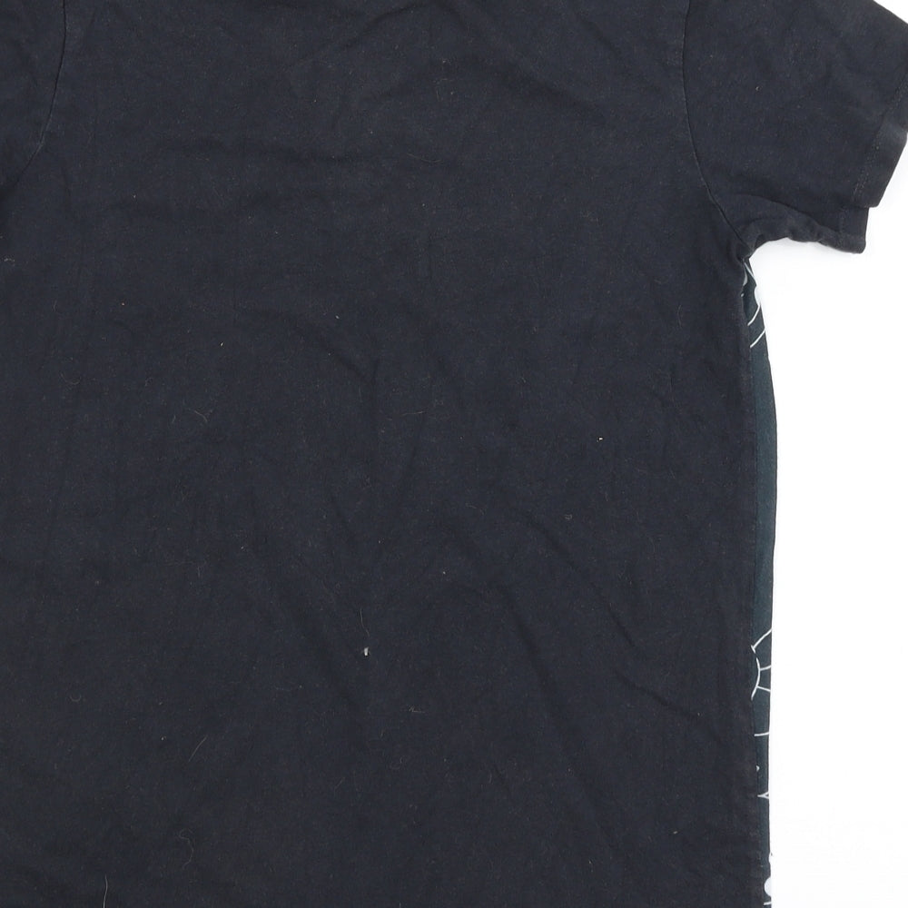 Rebel Boys Black   Basic T-Shirt Size 12-13 Years  - pikachu