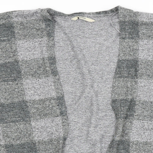 George Womens Grey Check  Cardigan Jumper Size S
