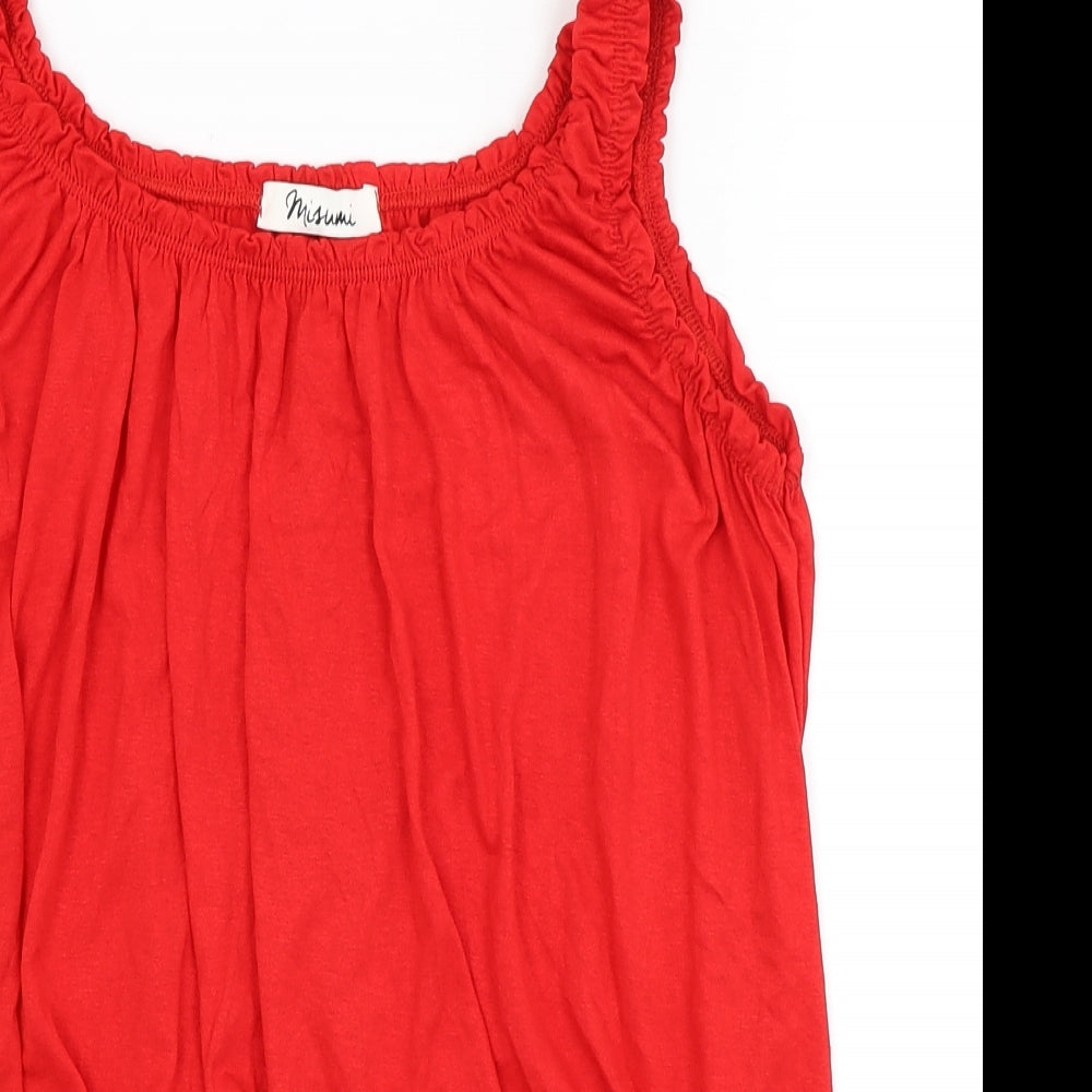 Misumi Womens Red   Basic Tank Size 12
