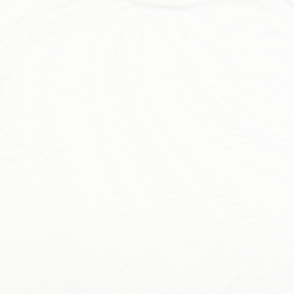 adidas Mens White   Basic T-Shirt Size XL  - purple lines
