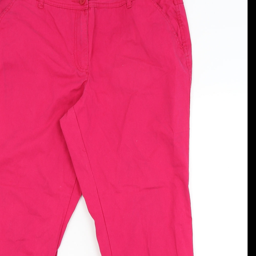 TU Womens Pink   Trousers  Size 18 L28 in