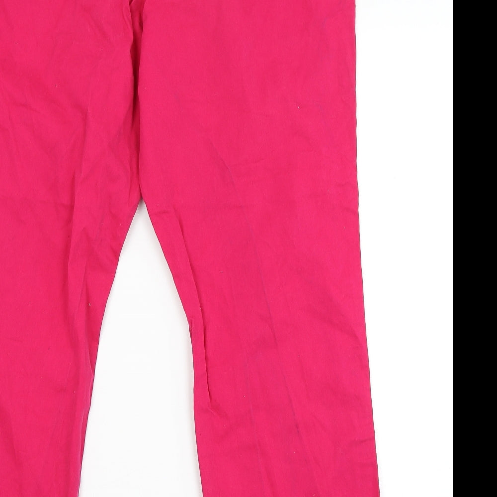 TU Womens Pink   Trousers  Size 18 L28 in