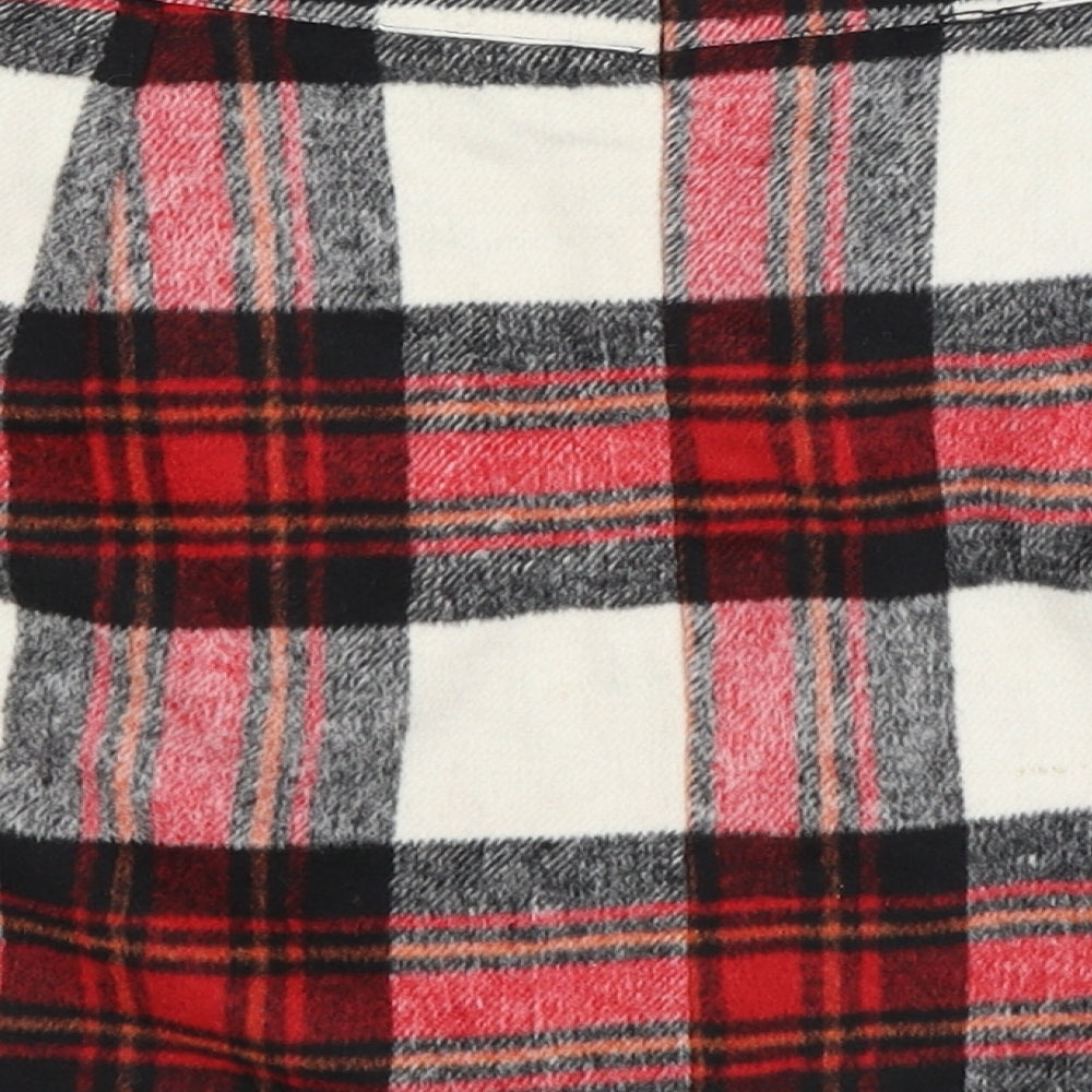 Cameo Rose Womens Red Plaid  Mini Skirt Size 16