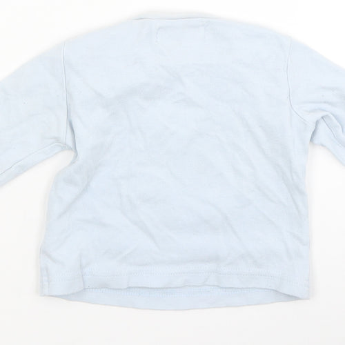 Early Days Baby Blue   Basic T-Shirt Size 12 Months  - dinosaur rescue team