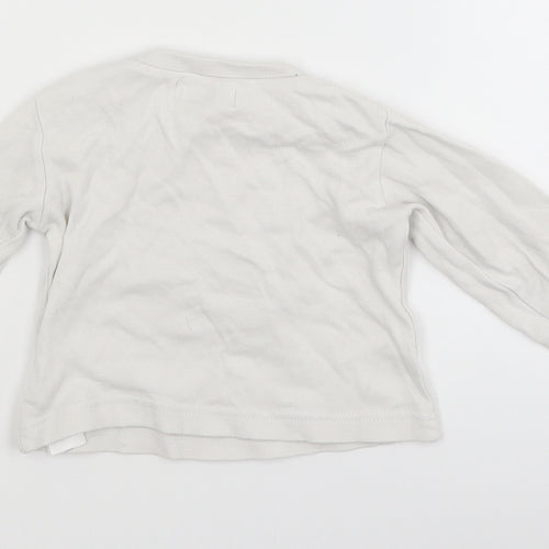 Early Days Baby White   Basic T-Shirt Size 12-18 Months  - bug watch