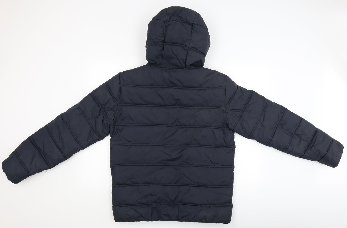 Jack Jones Mens Blue   Parka Coat Size M